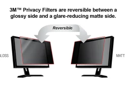 3M™ Privacy Filter Screen for 20" Widescreen Monitors, 16:9 Aspect Ratio, Reduces Blue Light, Anti-Glare