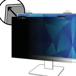3M™ Privacy Filter Screen for 19" Widescreen Monitors, 5:4 Aspect Ratio, Reduces Blue Light, Anti-Glare