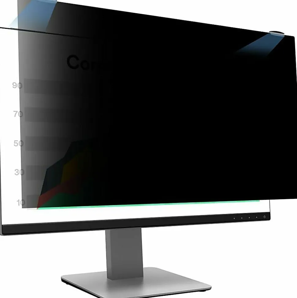 3M™ Privacy Filter Screen with COMPLY™ Magnetic Attach for 24" Full Screen Monitors, 16:9 Aspect Ratio, Reduces Blue Light, Anti-Glare