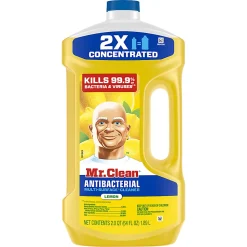 Mr. Clean Antibacterial All Purpose Floor Cleaner, Lemon Scent, 64 Oz