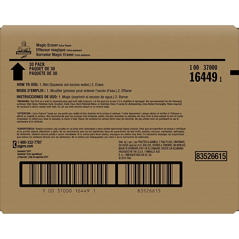 Mr. Clean® Magic Eraser Extra Durable Pads, Case Of 30