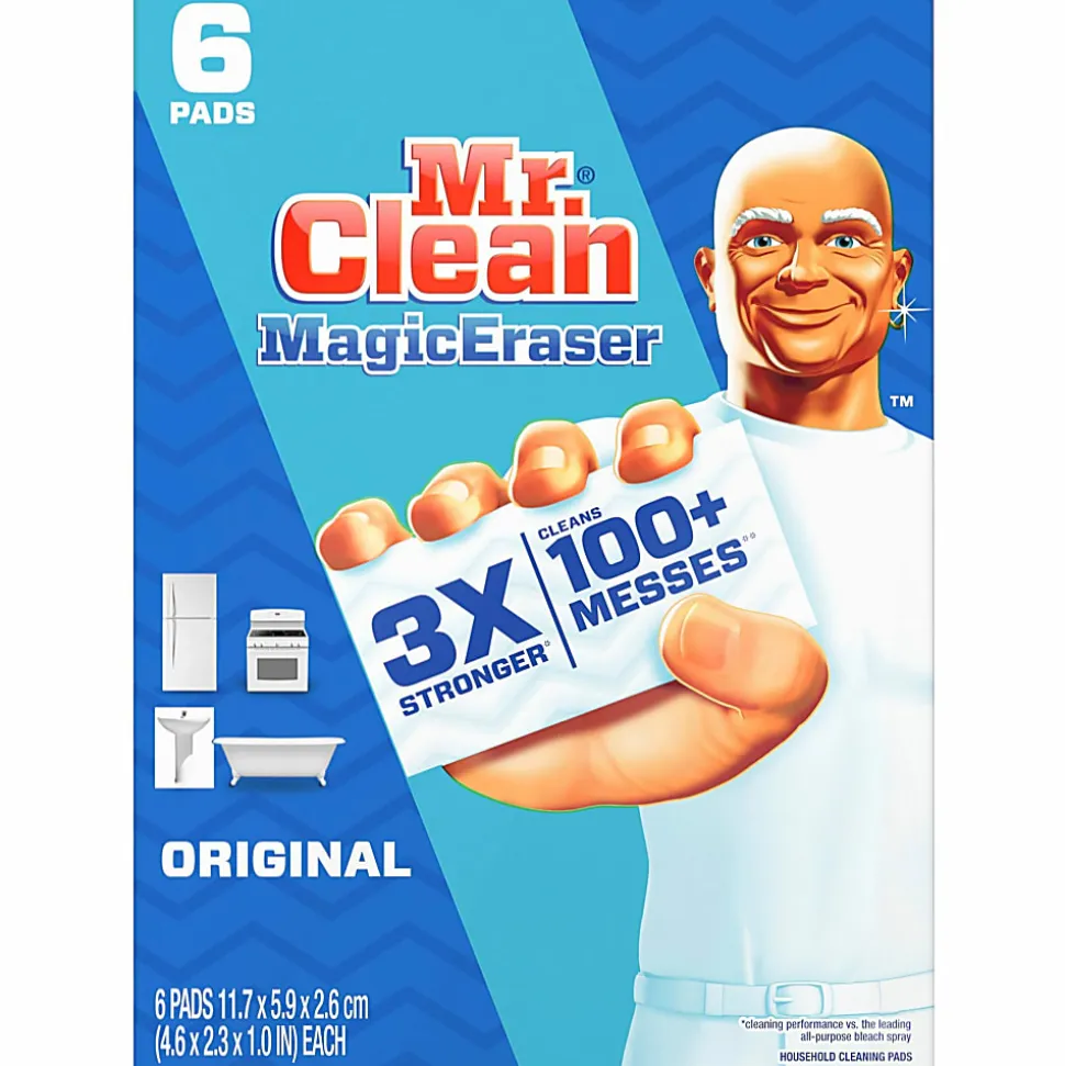 Mr. Clean® Magic Eraser Original Scrubbers, Box Of 6