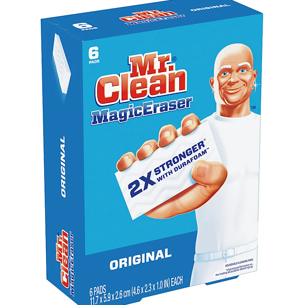 Mr. Clean® Magic Eraser Original Scrubbers, 6 Per Box, Case Of 6 Boxes