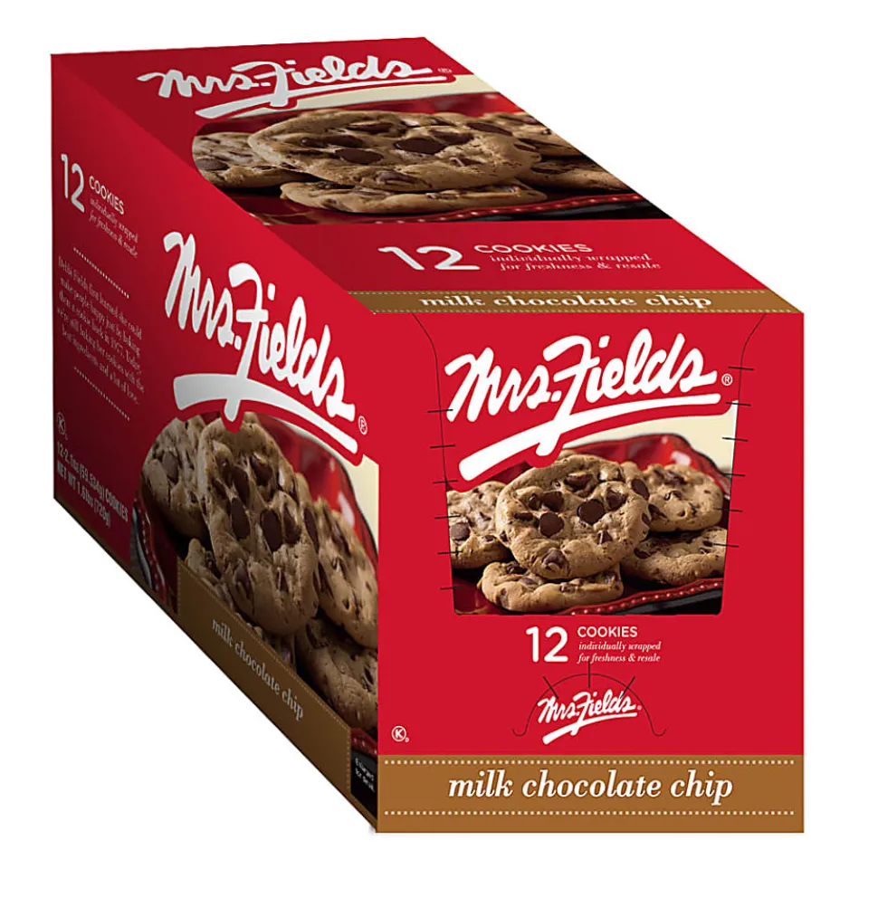 Mrs. Fields® Gourmet Chocolate Chip Cookies, 2.1 Oz, Box Of 12