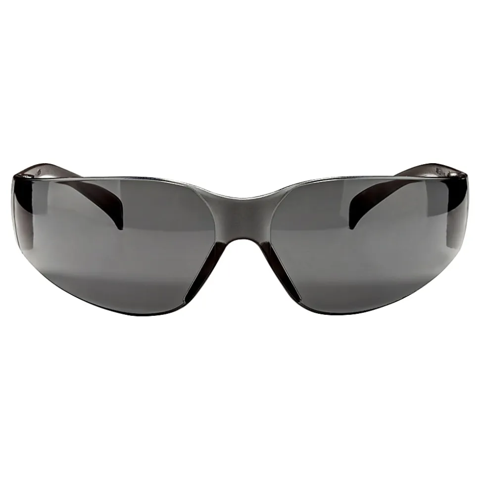 3M Safety Eyewear Anti-Scratch, 4 Pack of Safety Glasses, Gray, Gray Lens