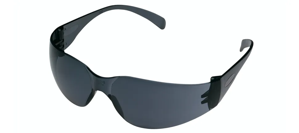3M Safety Eyewear Anti-Scratch, 4 Pack of Safety Glasses, Gray, Gray Lens