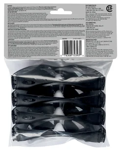 3M Safety Eyewear Anti-Scratch, 4 Pack of Safety Glasses, Gray, Gray Lens
