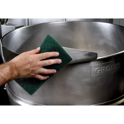 3M Scotch-Briteâ„¢ 86 Heavy-Duty Commercial Scouring Pads, 6" x 9", Green, Pack Of 12
