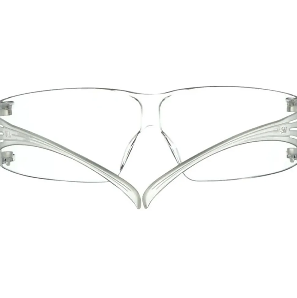 3M SecureFit 200 Eyewear Anti-Fog, 1 Pack of Safety Glasses, Clear, Clear Lens