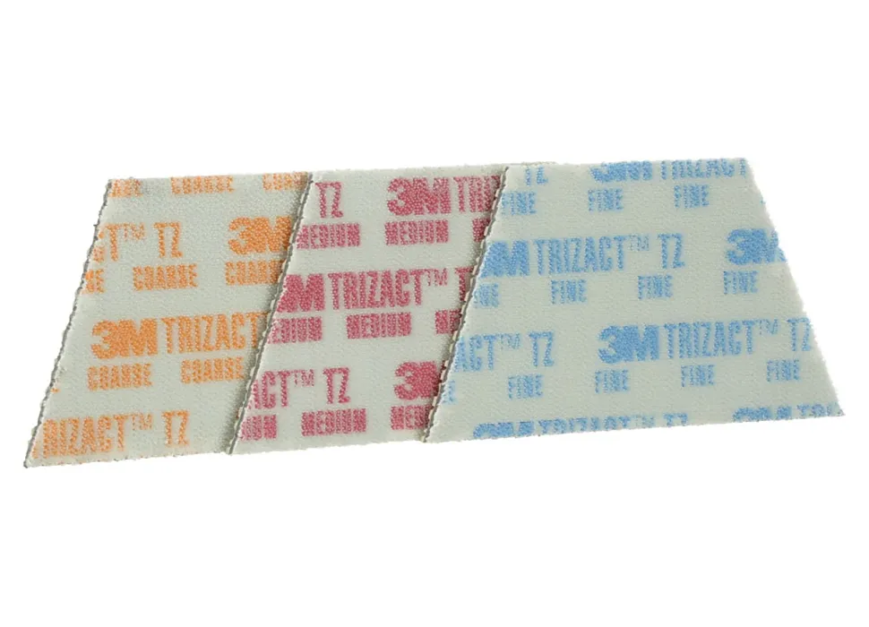 3M Trizact Diamond TZ Abrasives, Gold/Coarse, Pack Of 4 Abrasives