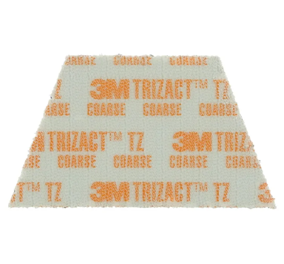 3M Trizact Diamond TZ Abrasives, Gold/Coarse, Pack Of 4 Abrasives