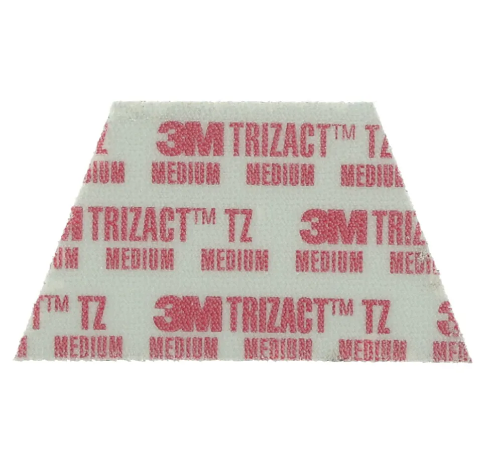 3M Trizact Diamond TZ Abrasive Pads, Red, Pack Of 4 Abrasives