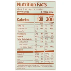 Muddy Bites Waffle Cone Snacks, Milk Chocolate, 2.33 Oz, Total Qty 12