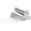 MultiPlast Systems High-Density Can Liners, 40-Gallon, 40” x 48”, 16 mic, 0.63 mil, Clear, 25 Bags Per Pack, Case Of 10 Packs