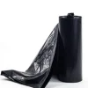 MultiPlast Systems Low Density Can Liners, 60 Gallon, 38 x 58 , 20% Recycled, Black, 10 Bags Per Pack, Case Of 10 Packs