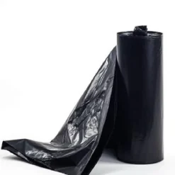 MultiPlast Systems Low Density Can Liners, 2 mil, 60 Gallon, 58 x 38 , 20% Recycled, Black, 10 Bags Per Pack, Case Of 10 Packs