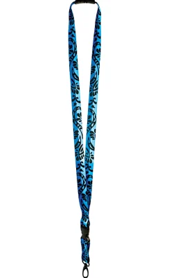 MyID Breakaway Lanyard, 23", Black/Blue