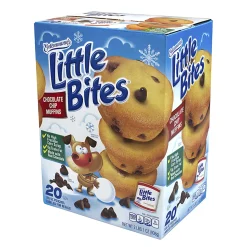 National Brand Entenmann's Little Bites Chocolate Chip Muffins, Pack Of 20 Pouches