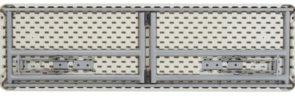 National Public Seating BT Series Folding Table, 29-1/2”H x 18”W x 60”D, Gray/Speckled Gray