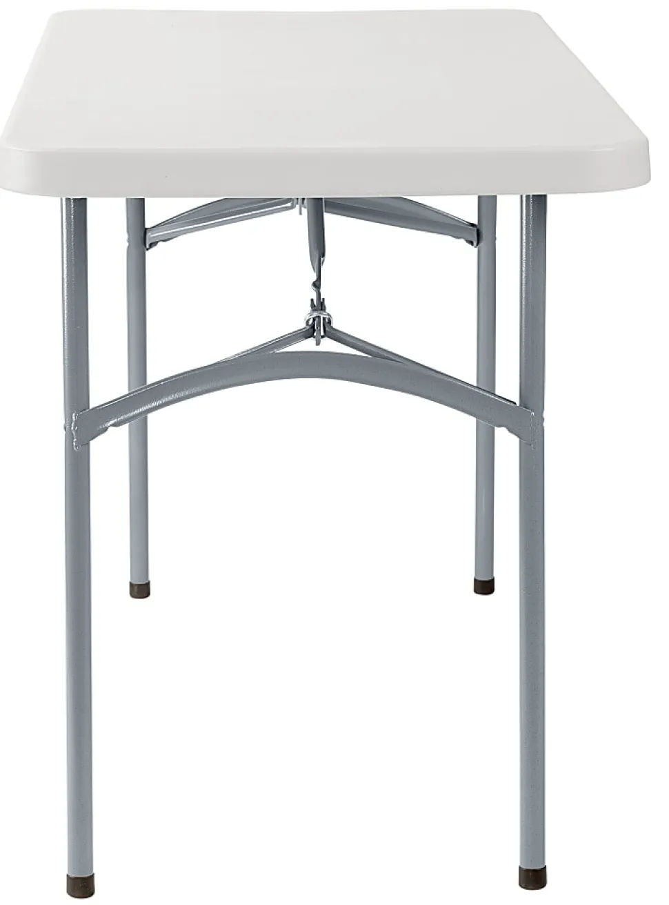 National Public Seating® BT Series Heavy-Duty Folding Table, 24" x 48", Speckled Gray