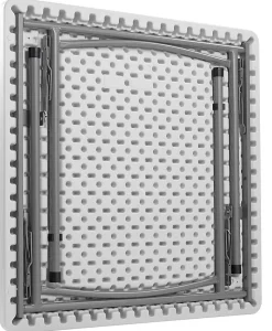 National Public SeatingĀ® BT Series Heavy-Duty Folding Table, 36" x 36", Speckled Gray