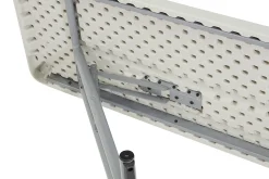 National Public Seating BT Series Folding Table, 29-1/2”H x 18”W x 72”D, Gray/Speckled Gray