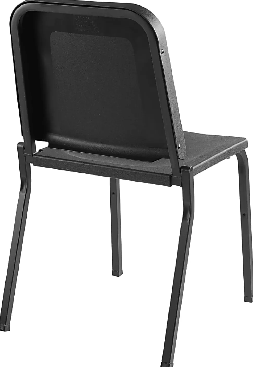 National Public Seating Melody Stackable Music Chairs, Black, Set Of 2