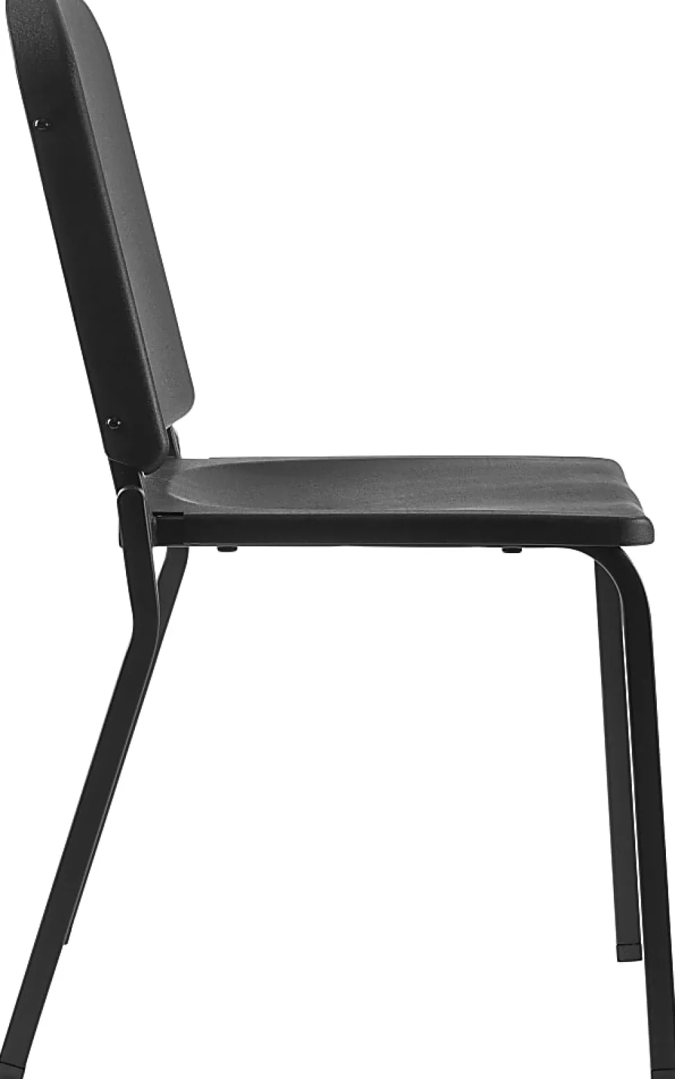 National Public Seating Melody Stackable Music Chairs, Black, Set Of 2