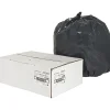 Nature Saver 0.85 mil Can Liners, 16 Gallons, 24" x 31", 75% Recycled, Black, Box Of 500