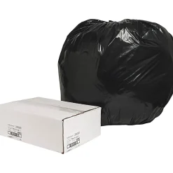 Nature Saver 1.25 mil Can Liners, 56 Gallons, 43