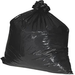 Nature Saver 0.85 mil Can Liners, 7 10 Gallons, 24" x 23", 75% Recycled, Black, Box Of 500
