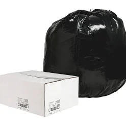 Nature Saver 1.65 mil Heavy Duty Can Liners, 56 Gallons, 43