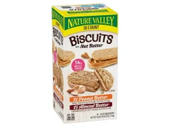 NATURE VALLEY Biscuit Sandwich with Almond Butter, 1.35 oz, 30 Count
