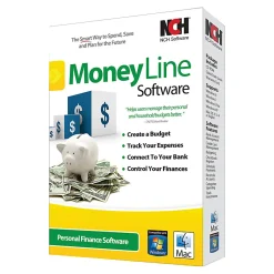 NCH Software MoneyLine, For PC/Mac®, Disc