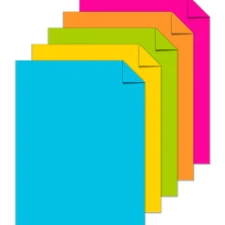 Neenah® Astrobrights® Bright Color Copy Paper, 1 Ream, Bright Assortment, Letter (8.5" x 11"), 500 Sheets Per Ream, 24 Lb, 94 Brightness
