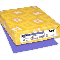 Neenah® Astrobrights® Bright Color Copy Paper, Venus Violet, Letter (8.5