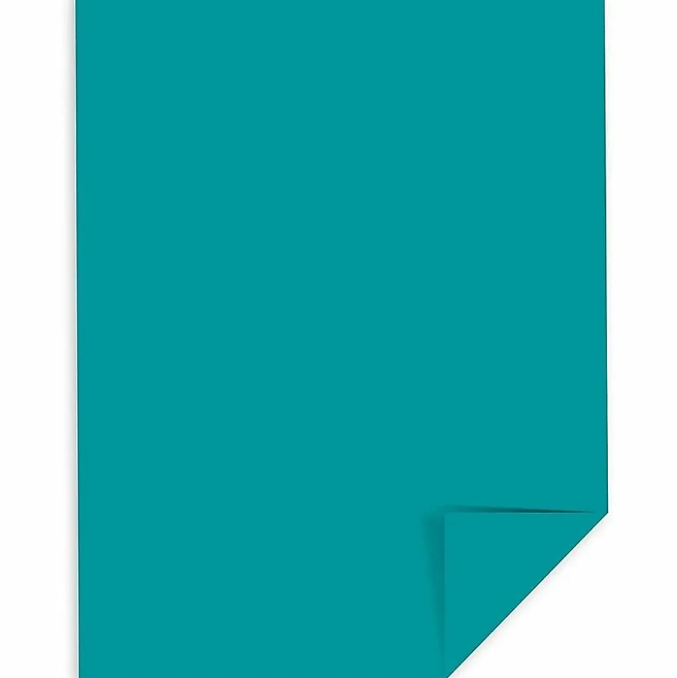Neenah® Astrobrights® Bright Color Copy Paper, 1 Ream, Terrestrial Teal, Letter (8.5" x 11"), 500 Sheets Per Ream, 24 Lb, 94 Brightness, 30% Recycled