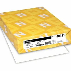 Neenah Exact Inkjet Or Laser #90 Index Paper, 1 Ream, White, Letter Size (8 1/2