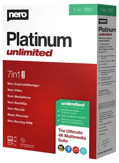 Nero Platinum Unlimited Suite, Disc
