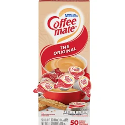 Nestlé® Coffee-mate® Liquid Creamer, Original Flavor, 0.38 Oz Single Serve, 50/Pack