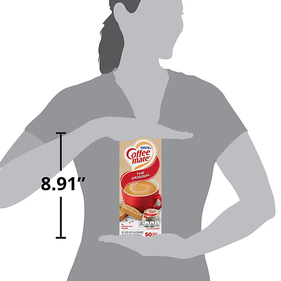 Nestlé® Coffee-mate® Liquid Creamer, Original Flavor, 0.38 Oz Single Serve, 50/Pack