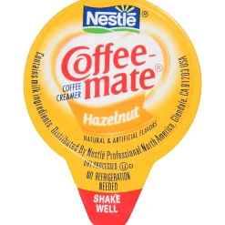 Nestlé® Coffee-mate® Liquid Creamer, Hazelnut Flavor, 0.38 Oz Single Serve, 180/Pack