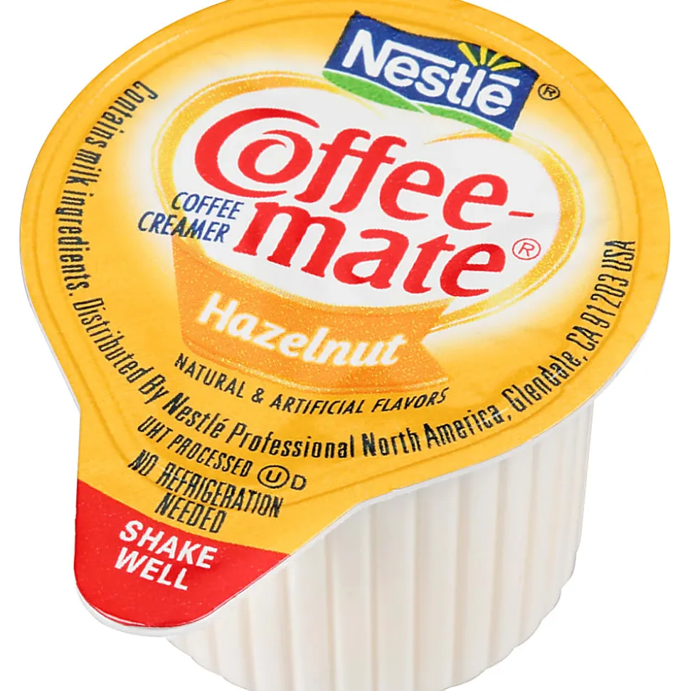 Nestlé® Coffee-mate® Liquid Creamer, Hazelnut Flavor, 0.38 Oz Single Serve, 180/Pack