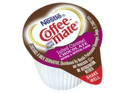 Nestlé® Coffee-mate® Liquid Creamer, Salted Caramel Chocolate Flavor, 0.38 Oz Single Serve, 50/Pack