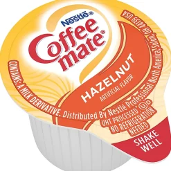 Nestlé® Coffee-mate® Liquid Creamer, Hazelnut Flavor, 0.38 Oz Single Serve, 50/Pack