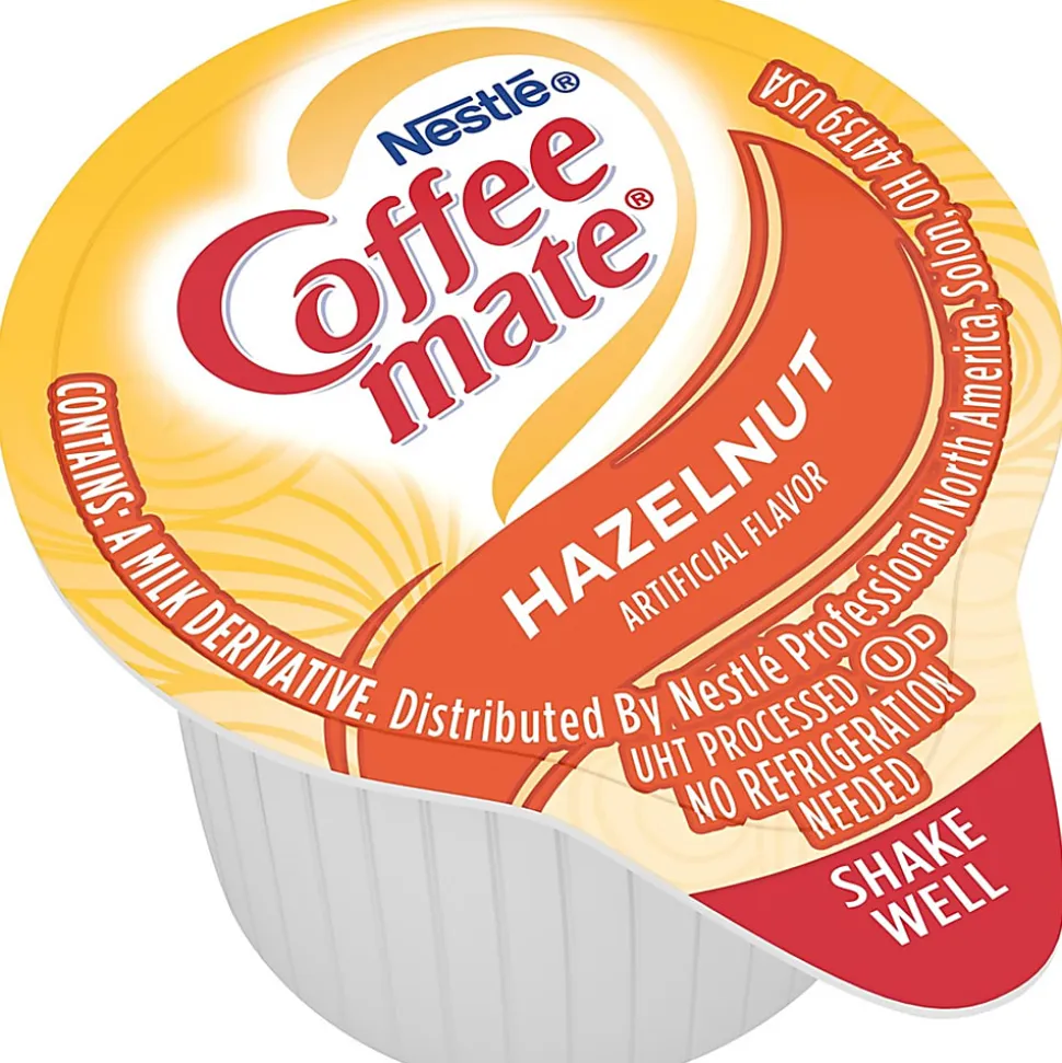 Nestlé® Coffee-mate® Liquid Creamer, Hazelnut Flavor, 0.38 Oz Single Serve, 50/Pack