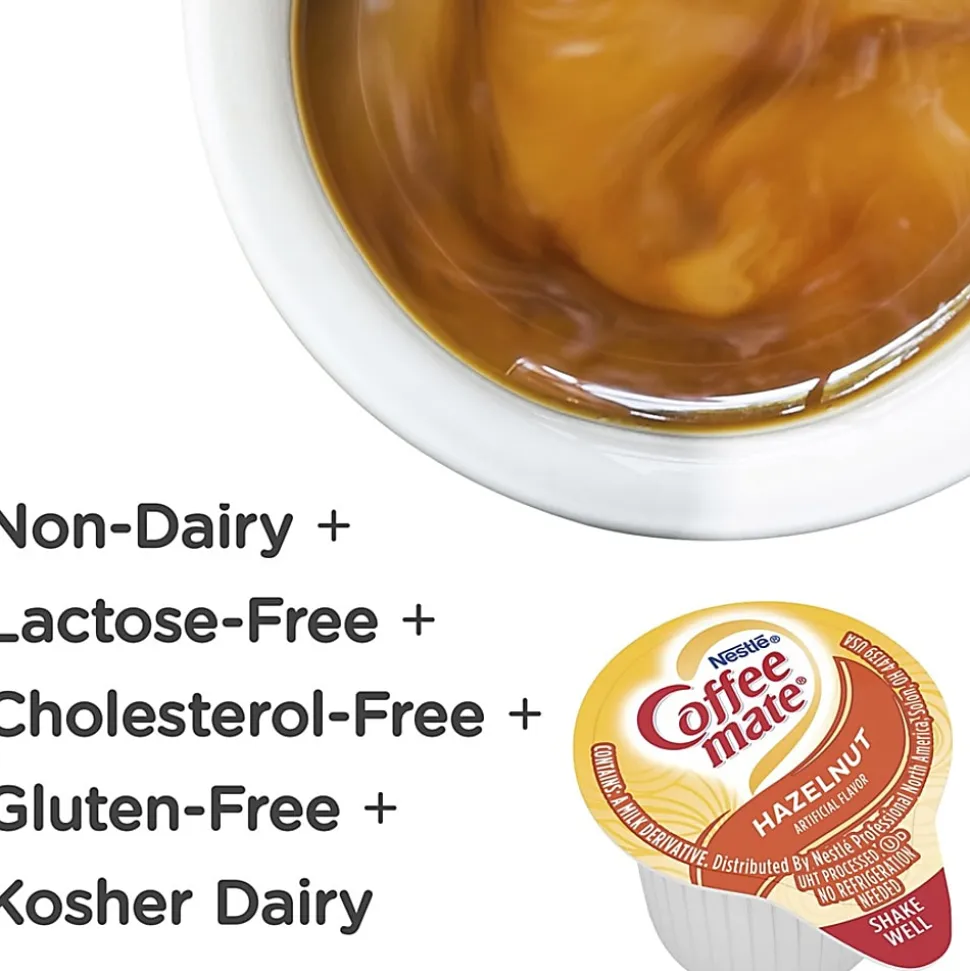 Nestlé® Coffee-mate® Liquid Creamer, Hazelnut Flavor, 0.38 Oz Single Serve, 50/Pack
