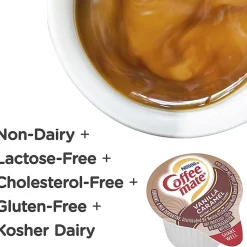 Nestlé® Coffee-mate® Liquid Creamer, Vanilla Caramel Flavor, 0.38 Oz Single Serve, 50/Pack