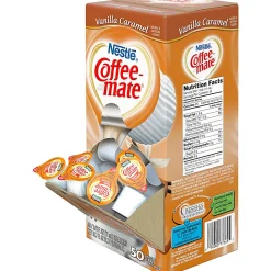 Nestlé® Coffee-mate® Liquid Creamer, Vanilla Caramel Flavor, 0.38 Oz Single Serve, 50/Pack