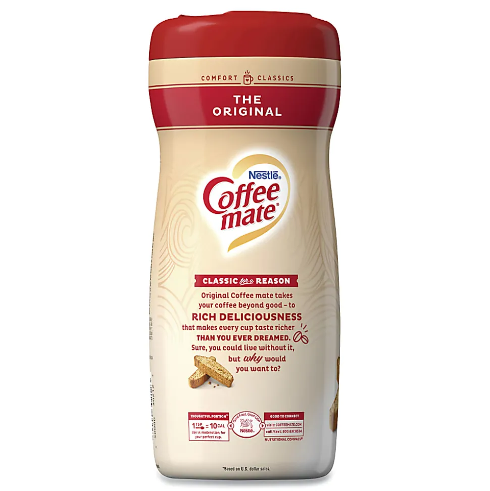 Nestlé® Coffee-mate Powdered Creamer Canister, Original, 22 Oz